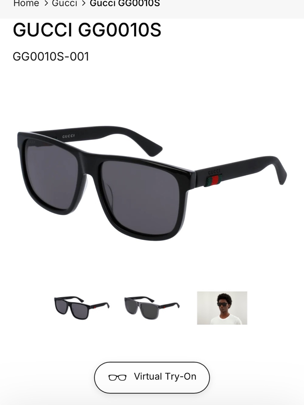 Men’s Gucci Sunglasses